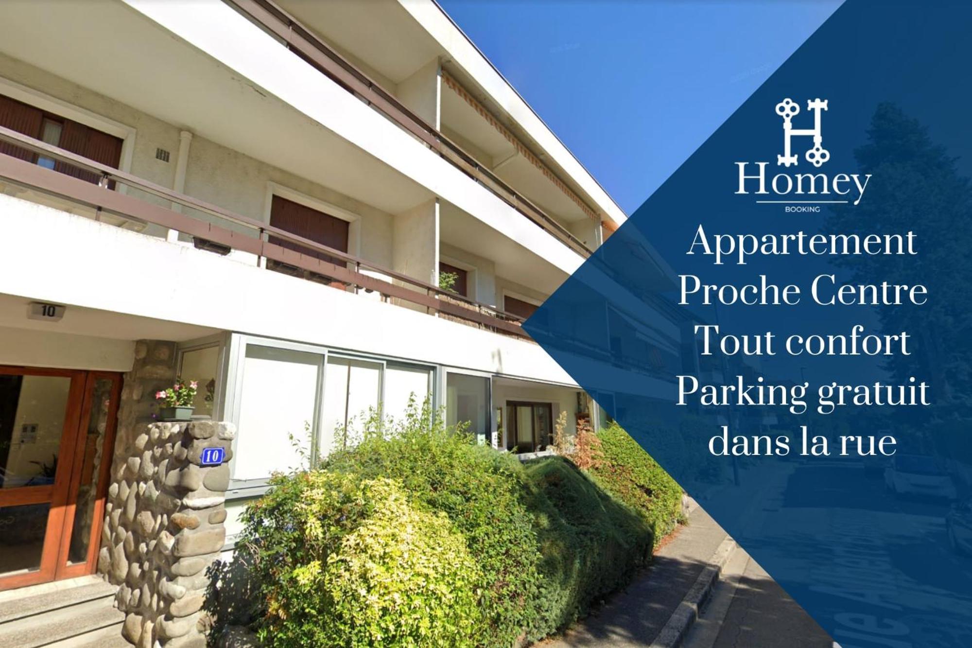 Homey Tidy - New / Proche Centre Annecy / Parking Gratuit / Logement Entierement Equipe エクステリア 写真