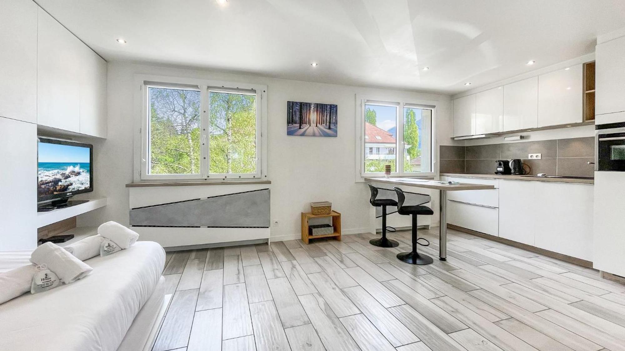 Homey Tidy - New / Proche Centre Annecy / Parking Gratuit / Logement Entierement Equipe エクステリア 写真